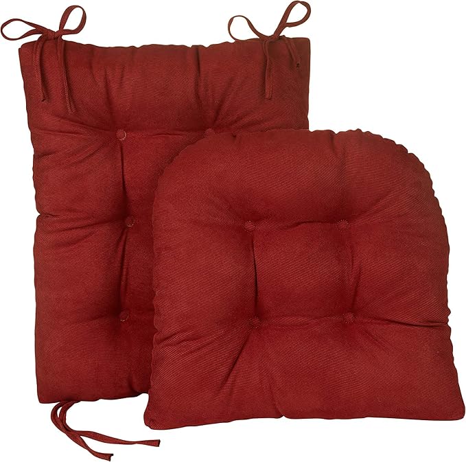 Klear Vu Omega Non-Slip Rocking Chair Cushion, Assembled in USA, Thick Tufted - Image 4