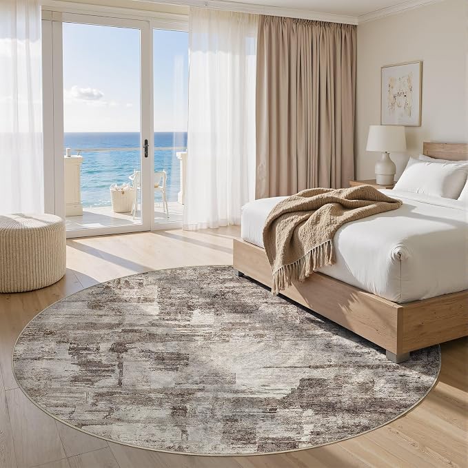 Abstract Living Room Rug 9x9 - Image 2