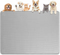 Dog Food Mat, Extra Large 50" x 35" Silicone Pet Feeding Mat by Bartuke