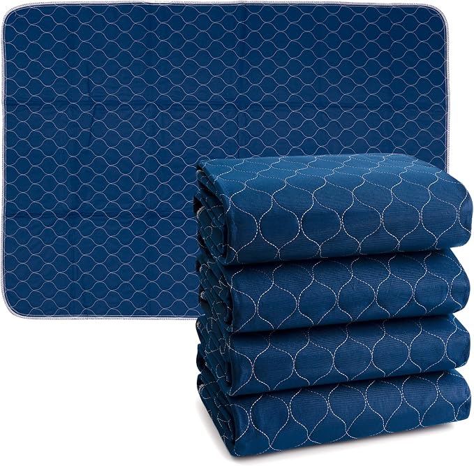 Waterproof Pads for Bed 24x36 Inch, Heavy Absorbency Incontinence Pads for Bed by ALSUNNY