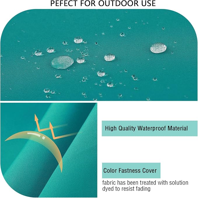 idee-home Outdoor Cushions for Patio Furniture, Outdoor Seat Cushion, - Image 6