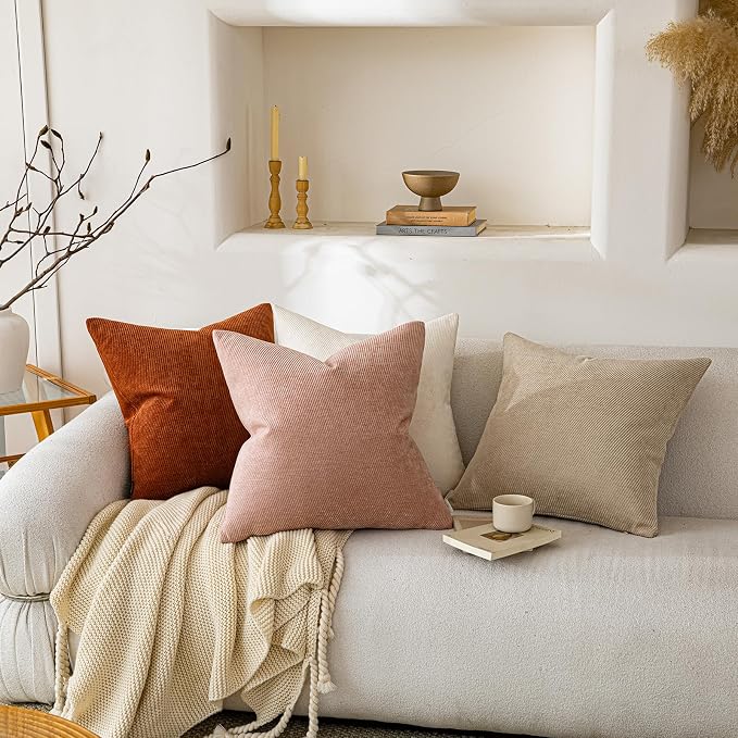 a moment Pack of 2 Decorative Chenille Throw Pillow Covers - Image 5
