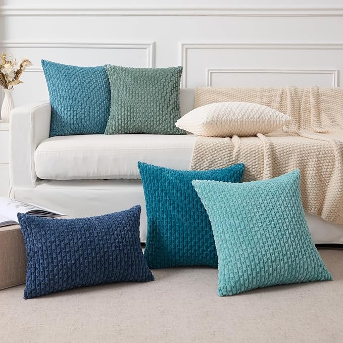 Kevin Textile 14x22 Inch Pillow Cover 1 Pack Boho Decorative Soft Striped - Image 7