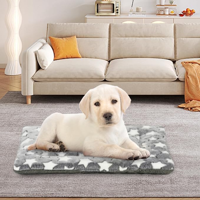 Washable Dog Bed Plush Orthopedic Outdoor Crate Mat - Image 7