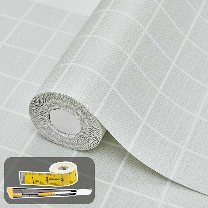 Drawer and Shelf Liner for Kitchen Cabinet: 17 in X 30 Ft Non Slip Waterproof by Kimhan