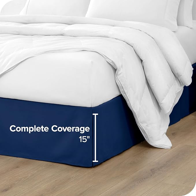 Bare Home Twin XL Bed Skirt - Image 4
