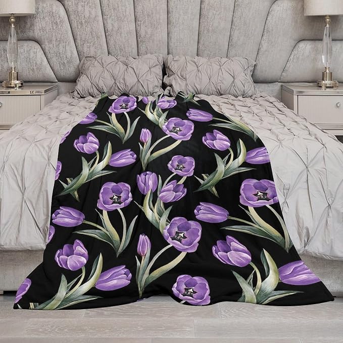 Purple Tulip Blanket Flower Gifts - Image 3