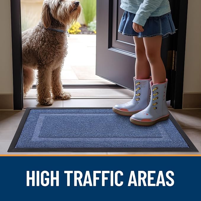 OLANLY Front Door Mat Indoor Outdoor Entrance, Waterproof All-Season, - Image 8