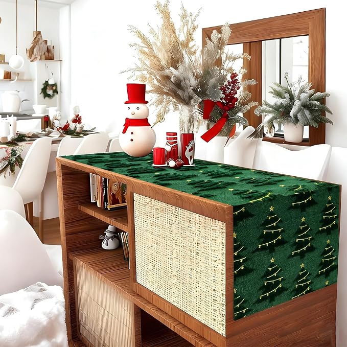 IVAPUPU Christmas Table Runner for Winter Holiday - Image 4