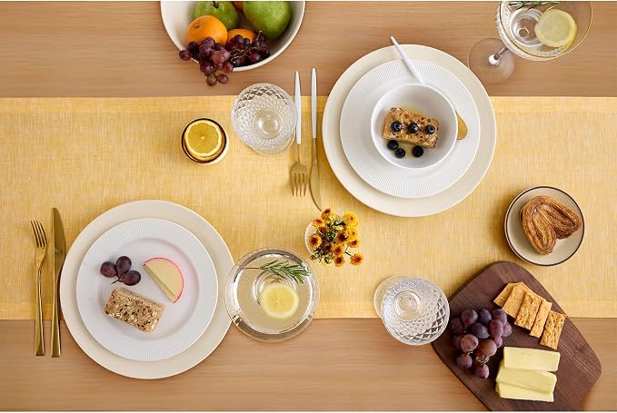 Solino Home Linen Small Table Runner 36 Inches - Image 3