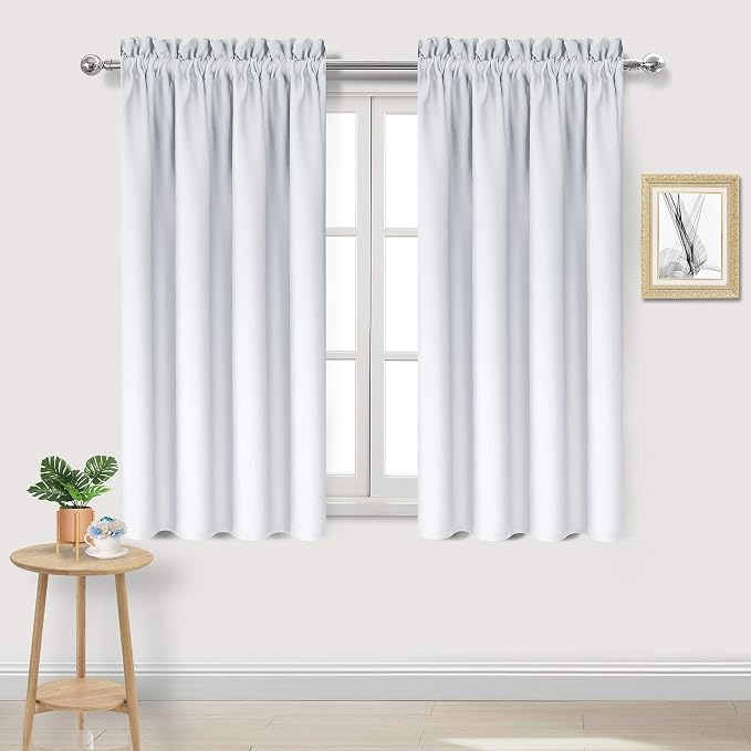 DWCN Blackout Curtains Thermal Insulated Energy Saving Bedroom and Kitchen by DWCN