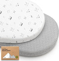 2-Pack Baby Bassinet Sheets Girl, Boy by KeaBabies
