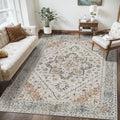 Tangsoo 3x5 Bedroom Rug, Washable Vintage Indoor, Area Rug Non Slip Accent Rug by Tangsoo