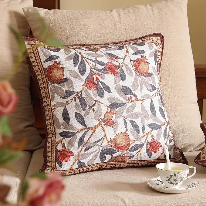 patdrea Designer Throw Pillow Covers Set of 2, Decorative Square Pillowcases - Image 3