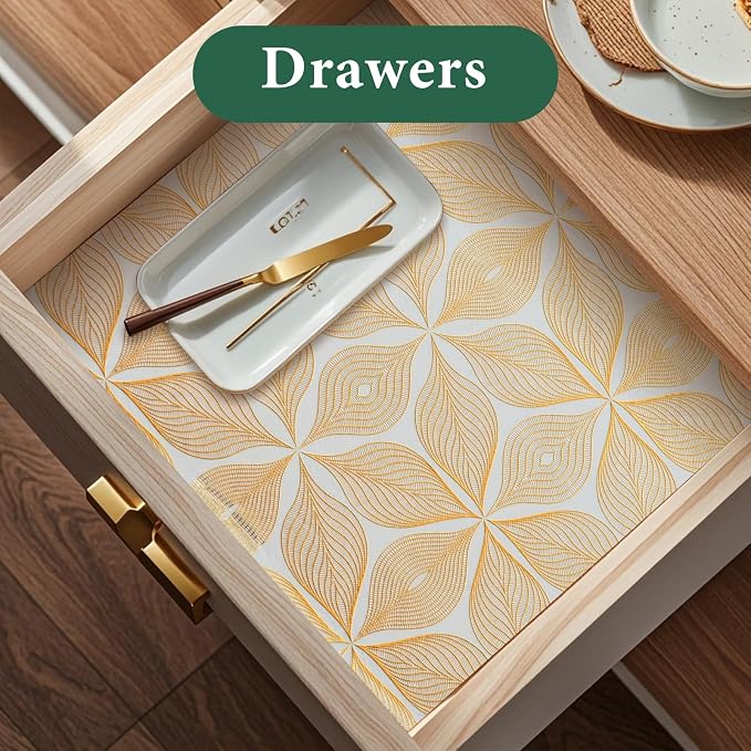 3D Drawer and Shelf Liner for Kitchen Cabinet: 12 in X 30 Ft Waterproof Shelf - Image 2