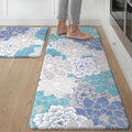 GENIMO Kitchen Mats for Floor, Kitchen Rugs Non Slip Washable Sets of 2 by GENIMO