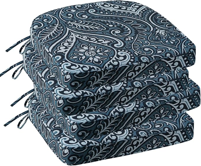 Outdoor Round Corner Seat Cushion, Non Slip Seat Cushion Pads by Supdurplus
