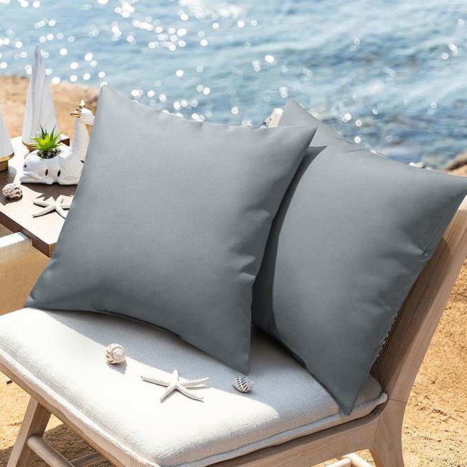 Phantoscope Pack of 2 Premium Dual Usage Outdoor Pillow Inserts, Waterproof - Image 2