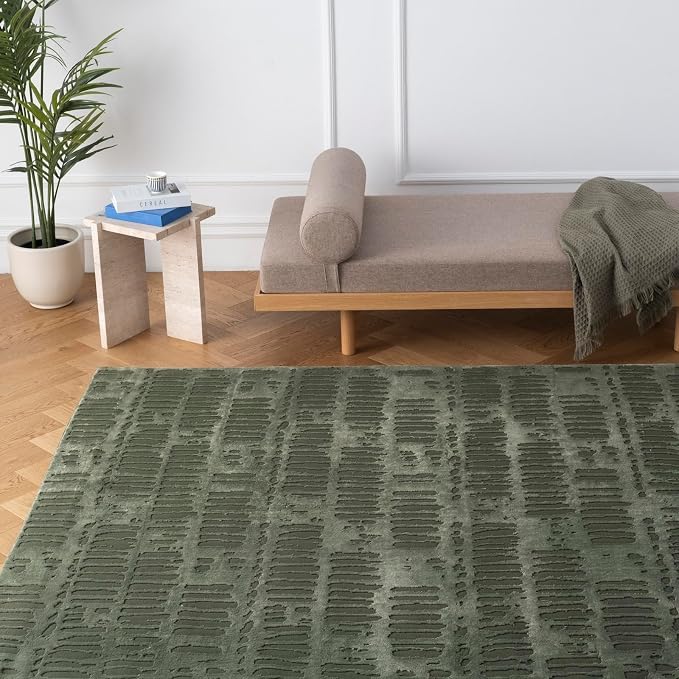 Revival Rugs Shell 10'6" x 14'3" Washable Area Rug - Image 2