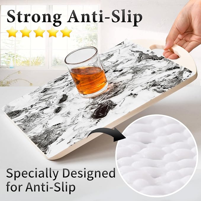 Drawer and Shelf Liner for Kitchen Cabinet: 17 in X 30 Ft Non Slip Waterproof - Image 2