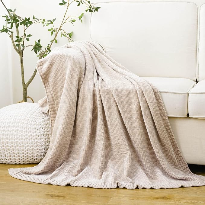 BATTILO HOME Knit Chenille Throw Blanket - Image 9