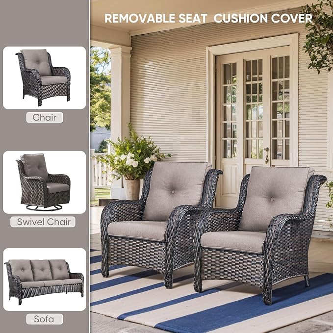 Patio Chair Cushions 5 Packs - Image 9
