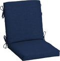 Arden Outdoor Midback Chair Cushion, 18 x 16.5, Sapphire Blue Leala by ARDEN