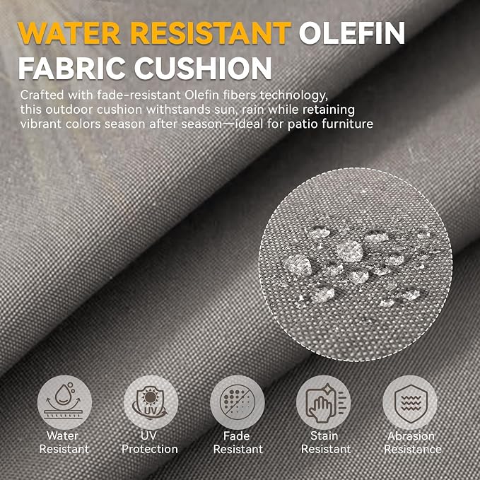 Outdoor Cushion Set for Furniture Patio Furniture, UV Resistant, Water Resistant - Image 6