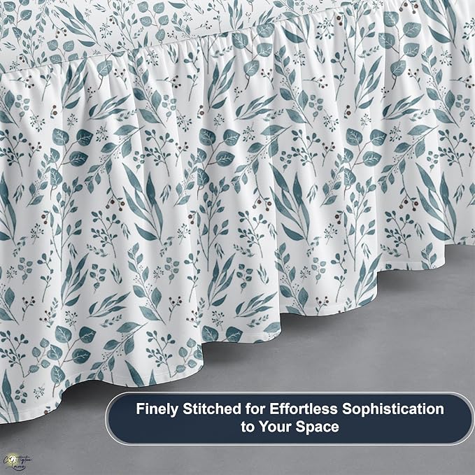 Cottington Lane Ruffled Bed Skirt Full Size - Image 9