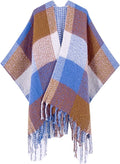 Breezy Lane Women's Shawl Wraps Warm Poncho Ruana Wrap Cardigan by BreezyLane