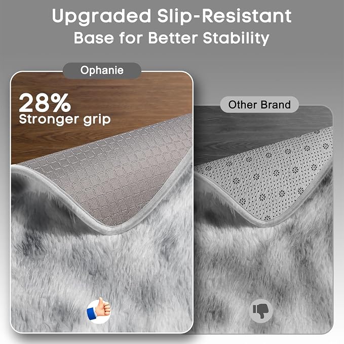 Ophanie Grey and White Area Rugs - Image 4