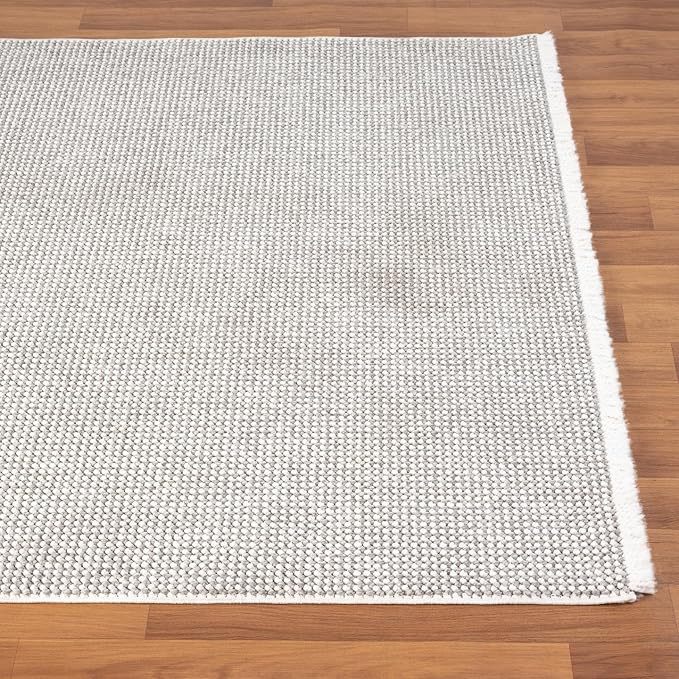 LUXE WEAVERS Solid Machine Woven Stone 4x6 Area Rug, Indoor Stain-Resistant - Image 6