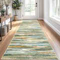 Modern Abstract Runner Rug 2.6x10 by lansny