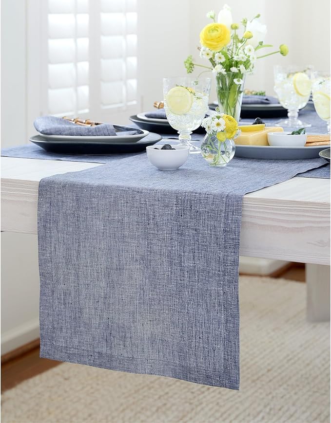 Solino Home Linen Small Table Runner 36 Inches by SolinoHome