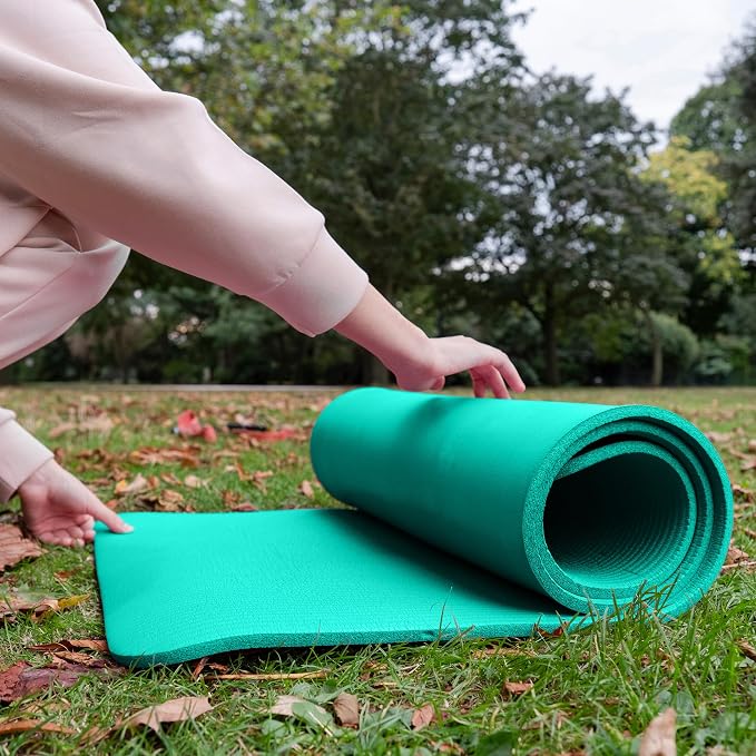 BalanceFrom GoCloud 71x24 Inches Extra Thick Yoga Mat 1-Inch High-Density Foam - Image 8