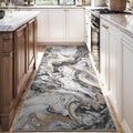 2x8 Runner Rug for Hallways Kitchen Modern Abstract Washable Runner Rug Soft by PADOOR
