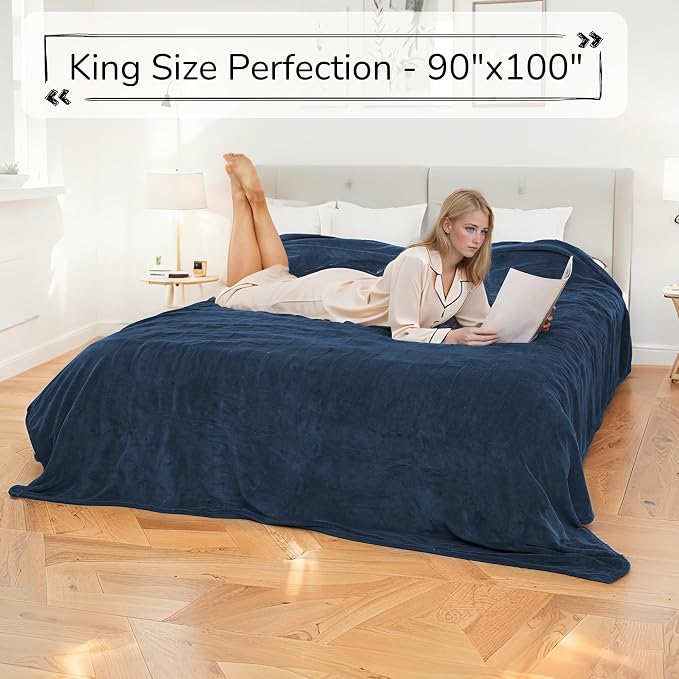 Electric Heated Blanket King Size 90"x100" - Image 3