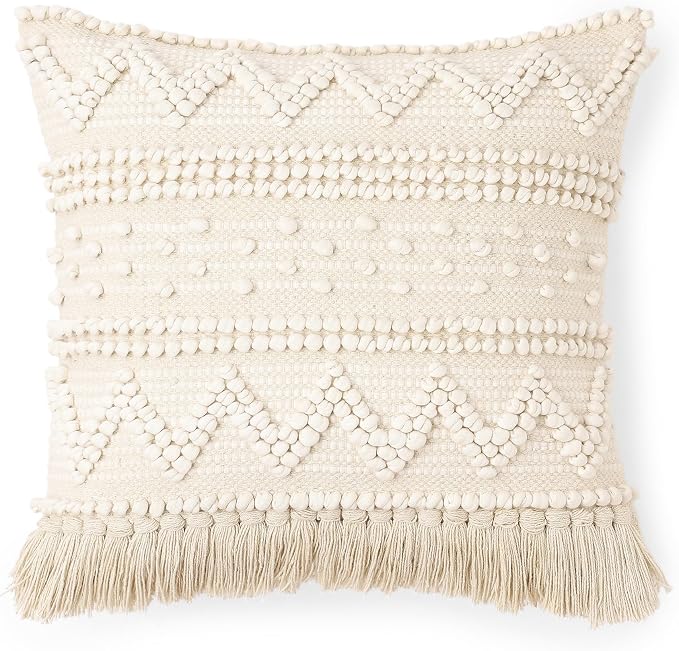 REDEARTH · Boho Textured Throw Pillow Cushion Covers - Image 3