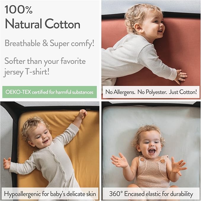 Bassinet Fitted Sheets for Chicco LullaGo Anywhere, Baby Bjorn Cradle and 14 x - Image 3