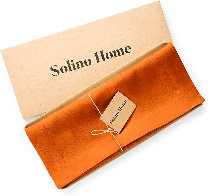 Solino Home Linen Table Runner 72 Inches Long - Image 5