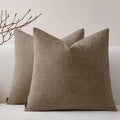 a moment Pack of 2 Decorative Chenille Throw Pillow Covers by amoment