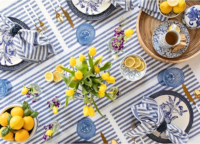 Solino Home Linen Table Runner 90 Inches Long - Image 9