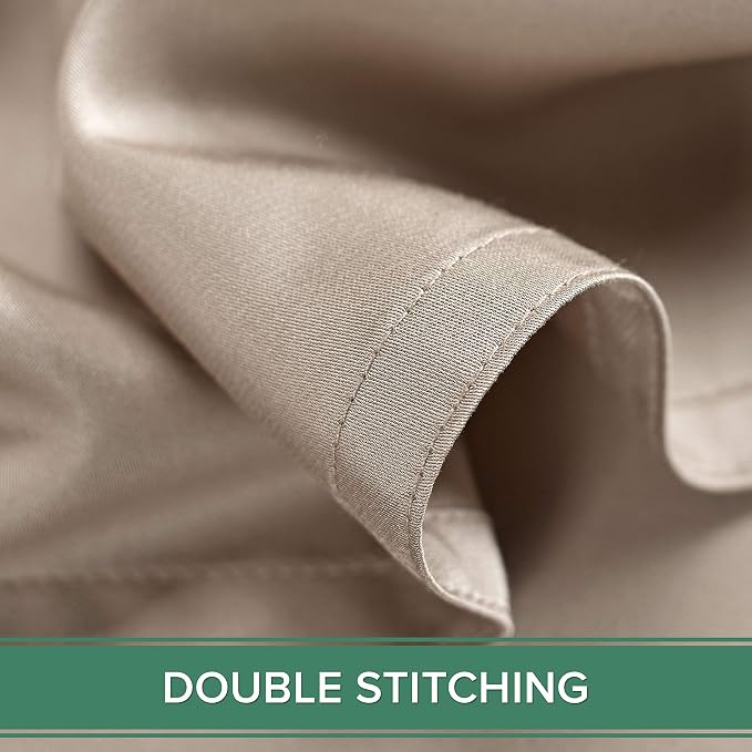 Pure Bamboo Twin Sheets, Genuine 100% Organic Viscose Derived from Bamboo Bed - Image 8