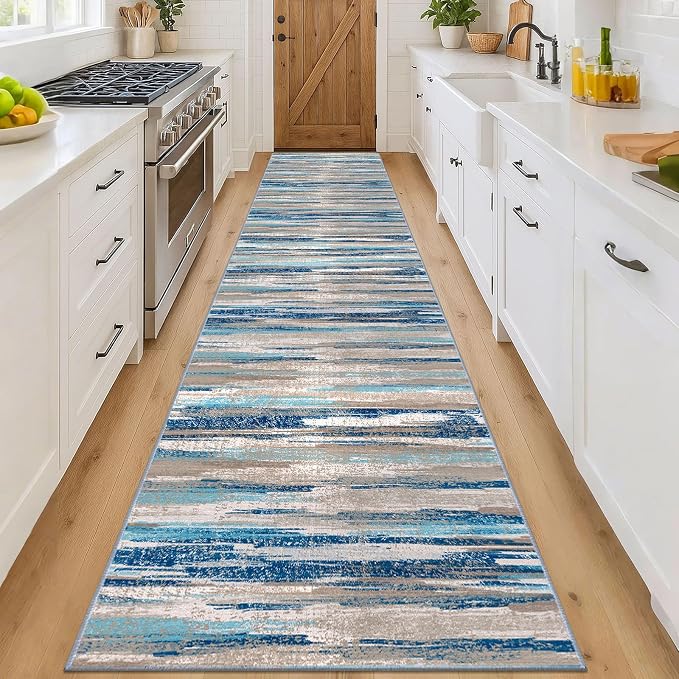 Modern Abstract Runner Rug 3x16 - Image 2