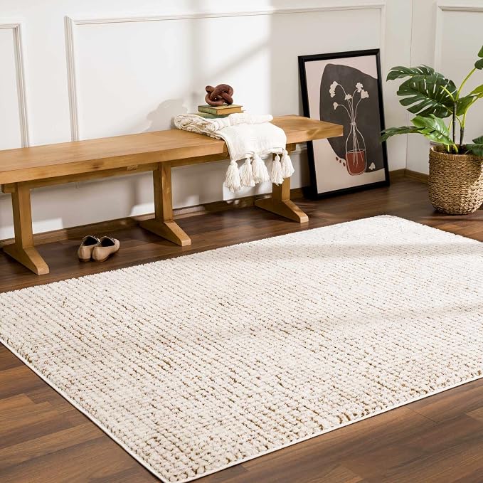 Hauteloom Keita Contemporary Mosaic Runner Rug - Image 3