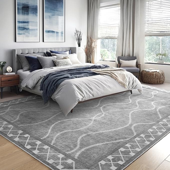 Area Rugs 6x9 Washable Rug, Non-Slip Rugs - Image 6