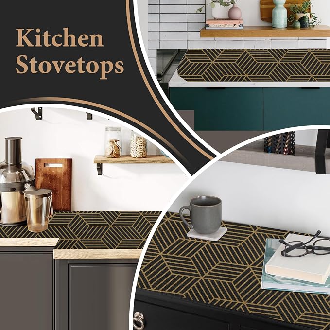 Shelf Liners for Kitchen Cabinets 12in x 20FT, Non Adhesive Cabinet Liner - Image 6