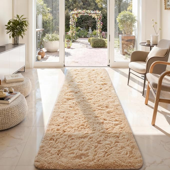 Ophanie 2x8 Runner Rug for Hallway, Upgrade Non-Slip Fluffy Soft Bedside Rugs - Image 2