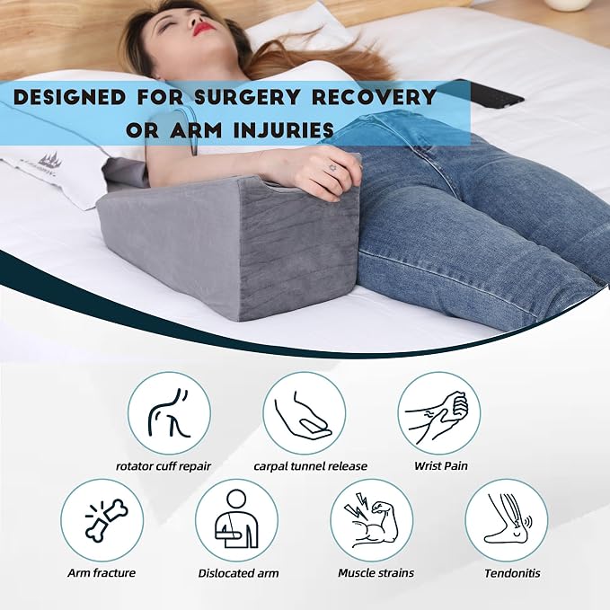 TYYIHUA Arm Pillow Arm Rest Pillow Arm Elevation Pillow Ergonomic Support Pillow - Image 2