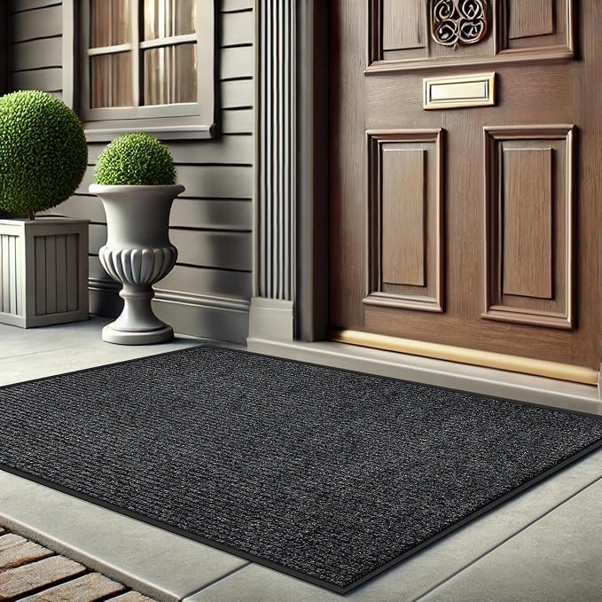 Azadx 3'x5' Front Door Mat Heavy Duty Indoor Outdoor Door Mat Non-Slip Backing - Image 2